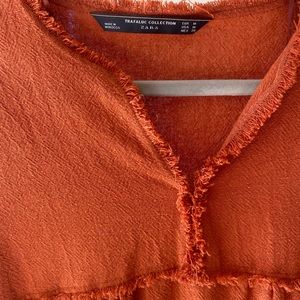 Zara Burnt Orange Tunic Dress